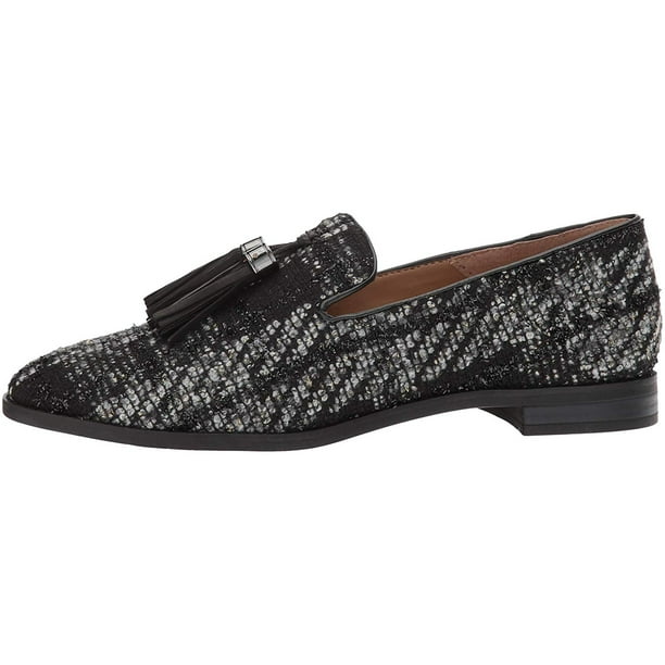 Franco Sarto Womens Hadden2 Black Loafers Size 7